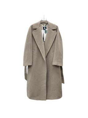 Max Mara oatmeal-colored wool coat